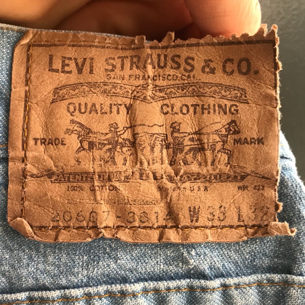 VINTAGE Levi’s orange tag bell bottoms